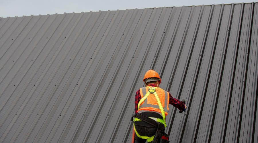 Professional metal roof installation services in Sterling, ND